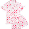 Cherry Bows Women's Lounge Set, Pink - Loungewear - 1 - thumbnail