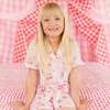 Cherry Bows Lounge Set, Pink - Loungewear - 5 - thumbnail