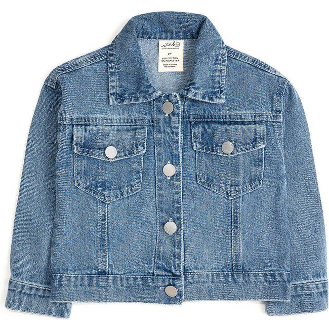 Cherry Sequin Patch Denim Jacket, Denim - Jackets - 6