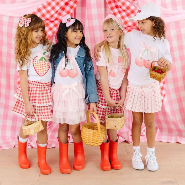 Life Is Sweet Strawberry Short Sleeve T-Shirt, Ballet - T-Shirts - 5