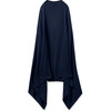 Women's Cashmere Wrap In Navy - Scarves - 1 - thumbnail