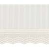 Off-White Lace Scallop Crib Skirt, White - Crib Skirts - 2