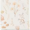 Violet Floral 100% Cotton Sateen Fitted Crib Sheet, Beige - Crib Sheets - 2