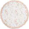 Violet Floral Ruffle Quilted Baby Play Mat, Beige - Playmats - 2