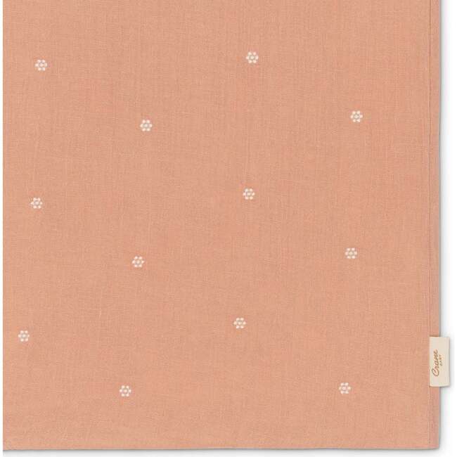 Violet Daisy Tuck Quilted Changing Pad Cover, Beige