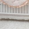 Off-White Lace Scallop Crib Skirt, White - Crib Skirts - 3