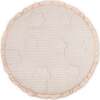 Violet Floral Ruffle Quilted Baby Play Mat, Beige - Playmats - 3