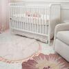 Violet Hand-Tufted Wool Nursery Rug (36" Round), Pink - Rugs - 3