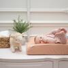 Violet Daisy Tuck Quilted Changing Pad Cover, Beige - Changing Pads - 4
