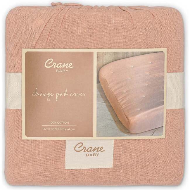 Violet Daisy Tuck Quilted Changing Pad Cover, Beige - Changing Pads - 6