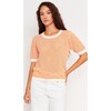Cora Top, Coral Ivory - Sweaters - 2