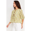 Ros Top, Basil Mosaic - Blouses - 2
