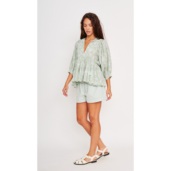Soriah Top, Mint Leaves - Blouses - 3