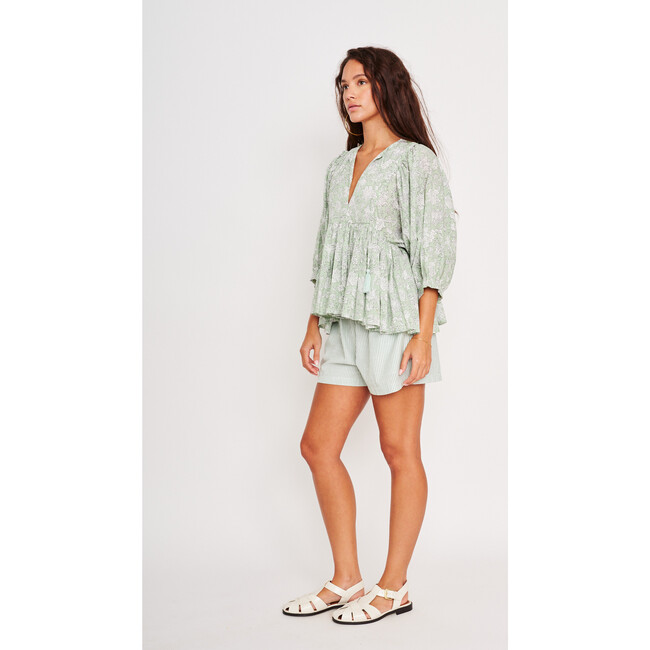 Soriah Top, Mint Leaves - Blouses - 4