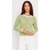 Cori Top, Mint Ivory - Sweaters - 3 - thumbnail