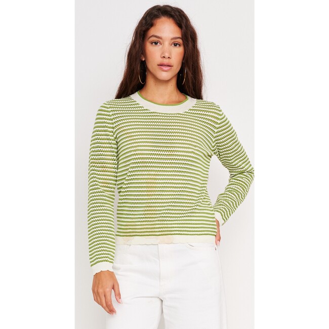 Cori Top, Mint Ivory - Sweaters - 4