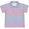 Stripe Print Performance Knit Polo - Polo Shirts - 1 - thumbnail