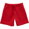Red French Terry Pull-On Short - Shorts - 2