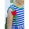 Stripe Knit Dress With Tulip - Dresses - 3