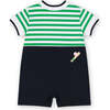 Stripe Knit Shortall With Baseball Field - Rompers - 5 - thumbnail