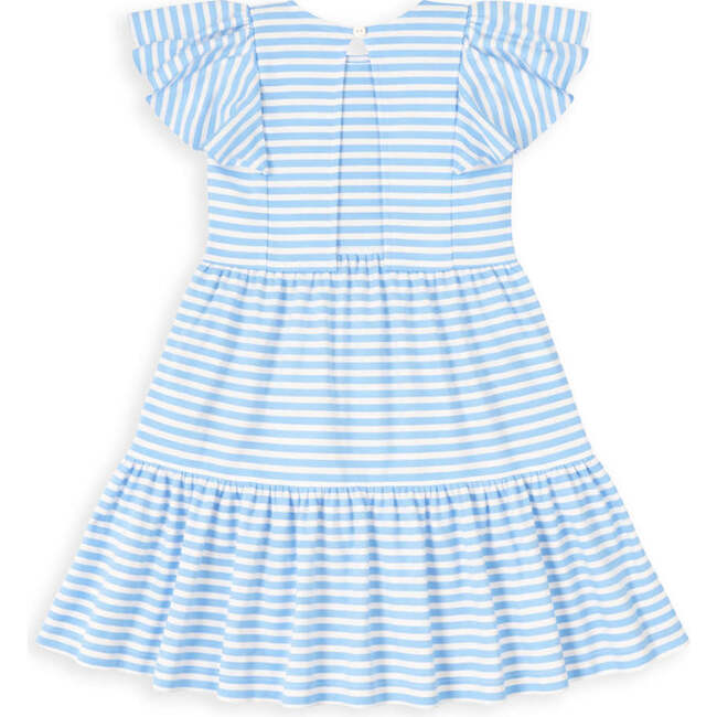 Stripe Knit Dress With Heart Cherries - Dresses - 5