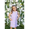 Printed Pique Dress with Flowers - Dresses - 2