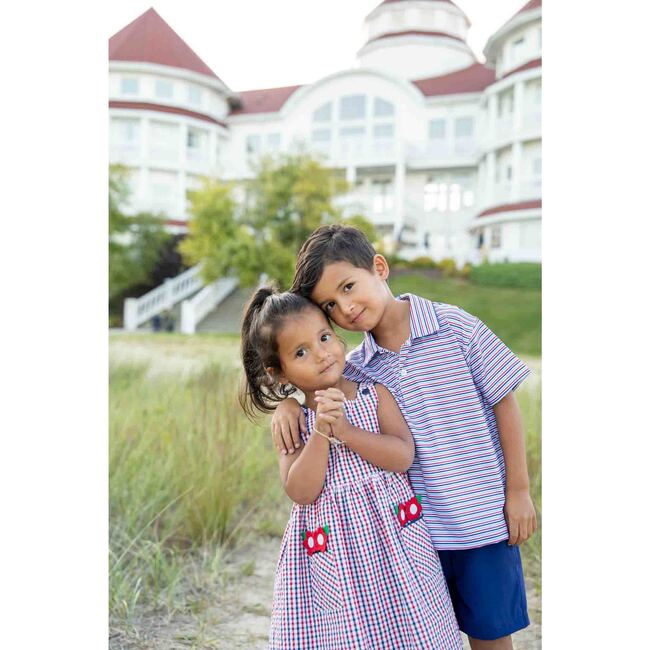 Stripe Print Performance Knit Polo - Polo Shirts - 5