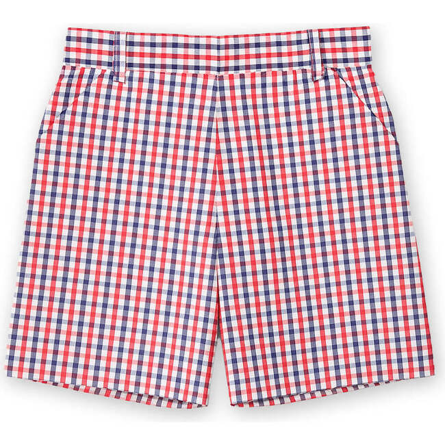 Plaid Seersucker Short
