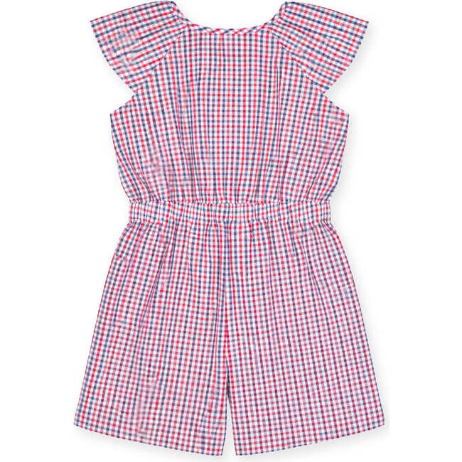 Plaid Seersucker Romper