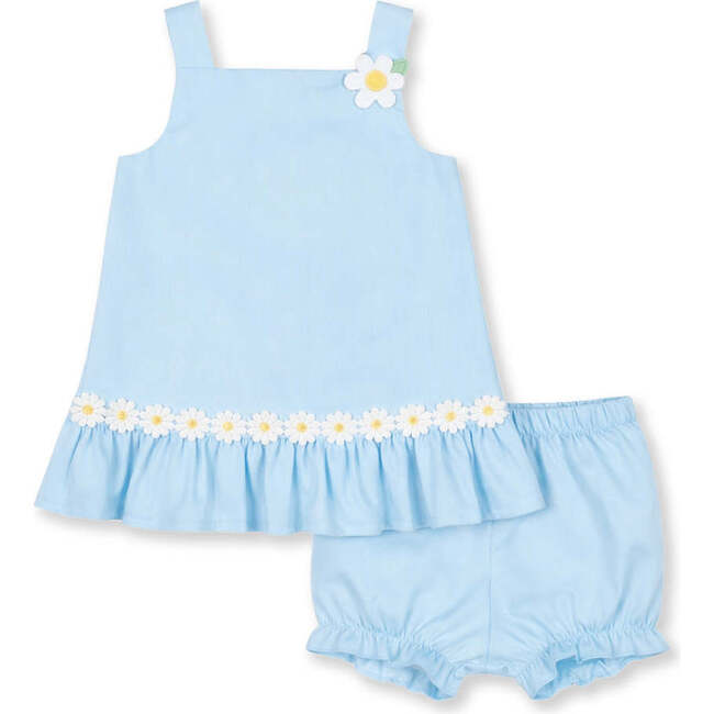 Pique Dress & Bloomer with Daisies