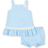 Pique Dress & Bloomer with Daisies - Dresses - 1 - thumbnail