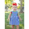 Stripe Knit Romper With Tulip - Rompers - 4