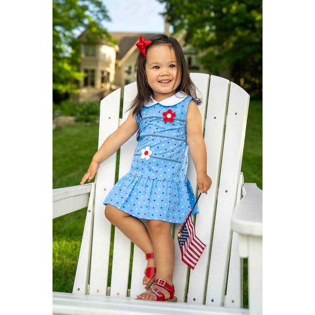 Printed Knit Dress With Flowers