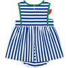 Stripe Knit Romper With Tulip - Rompers - 5