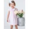 Pique Dress With Pleat And Bow - Dresses - 2