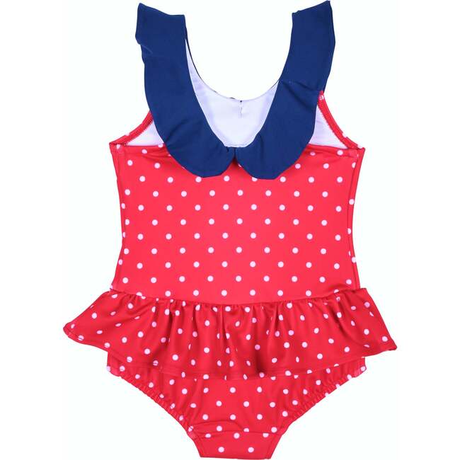 Polka Dot Sailor Swimsuit - One Pieces - 3
