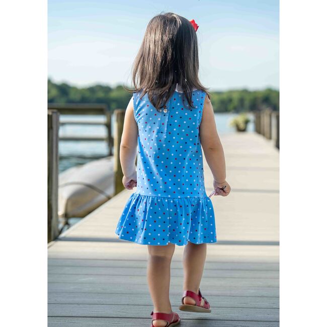 Printed Knit Dress With Flowers - Dresses - 4