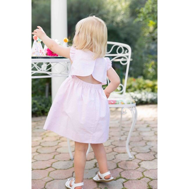 Seersucker Dress with Cupcakes - Dresses - 5