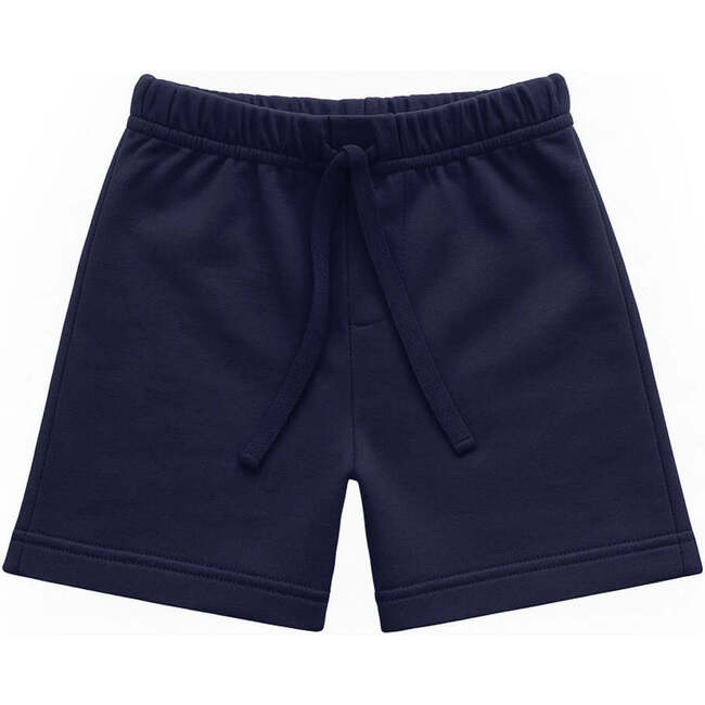 Navy French Terry Pull-On Short