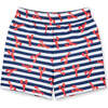 Lobster Print Swim Trunk - Swim Trunks - 1 - thumbnail