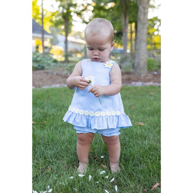 Pique Dress & Bloomer with Daisies - Dresses - 4