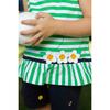Knit Short Set With Softballs, Flowers, Ladybug - Mixed Apparel Set - 2