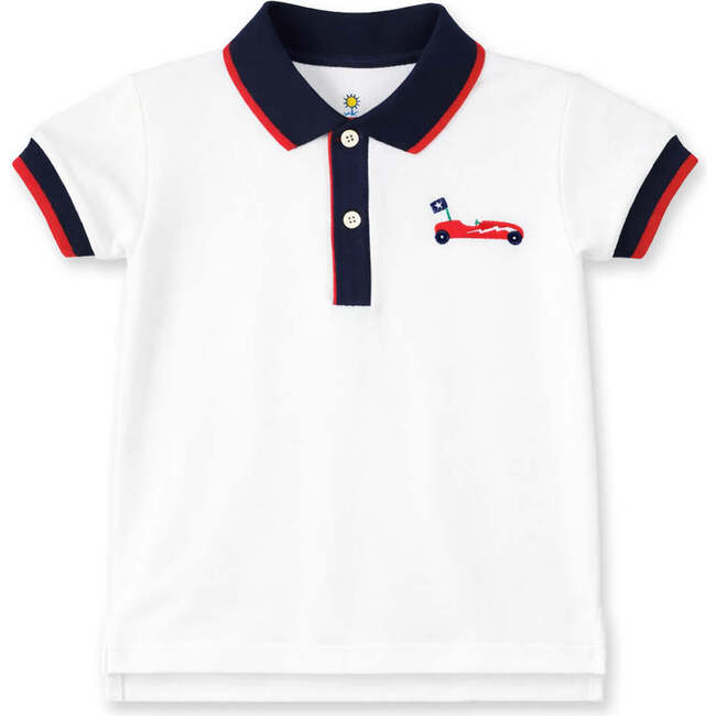 Knit Polo With Derby Car