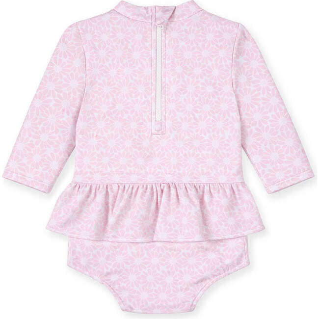 Floral Print Rash Guard Onesie