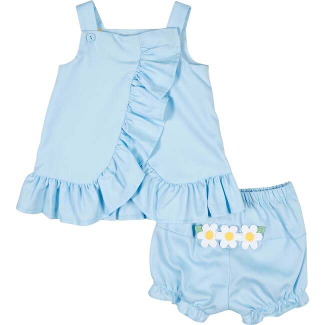 Pique Dress & Bloomer with Daisies - Dresses - 6
