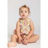 Fruit Print Romper with Neck Ruffle - Rompers - 2 - thumbnail