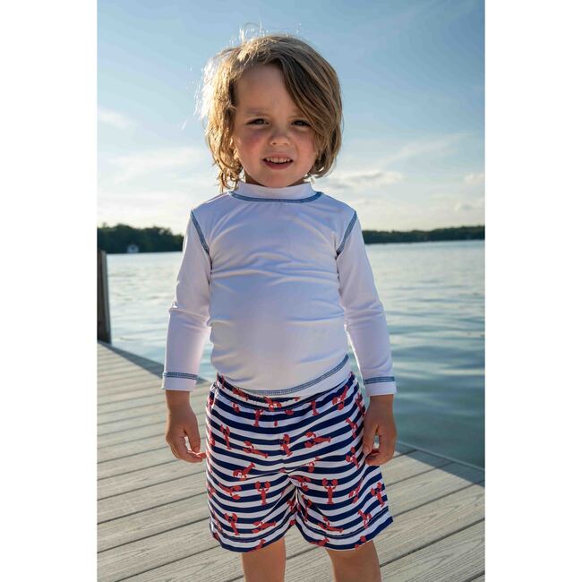 Lobster Print Swim Trunk - Swim Trunks - 3