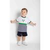Boy Knit Short Set with Tennis Rackets - Mixed Apparel Set - 4