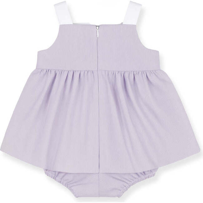 Pincord Romper with Flowers - Rompers - 5