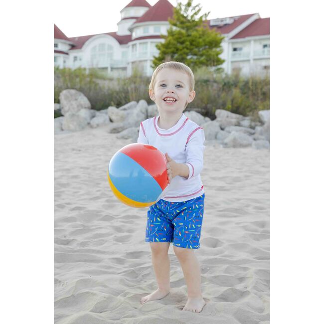 Fishing Lure Print Swim Trunk - Swim Trunks - 3